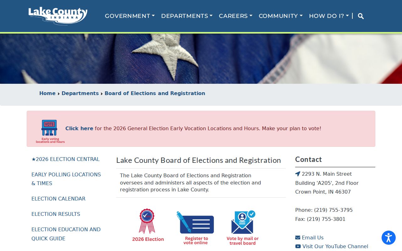Lake County voter and map resources for East Chicago neighbors and precincts